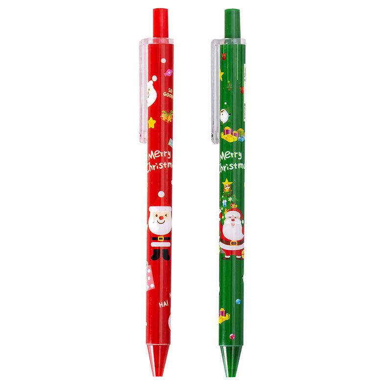 Wholesale Christmas Push Plastic Gel Pen